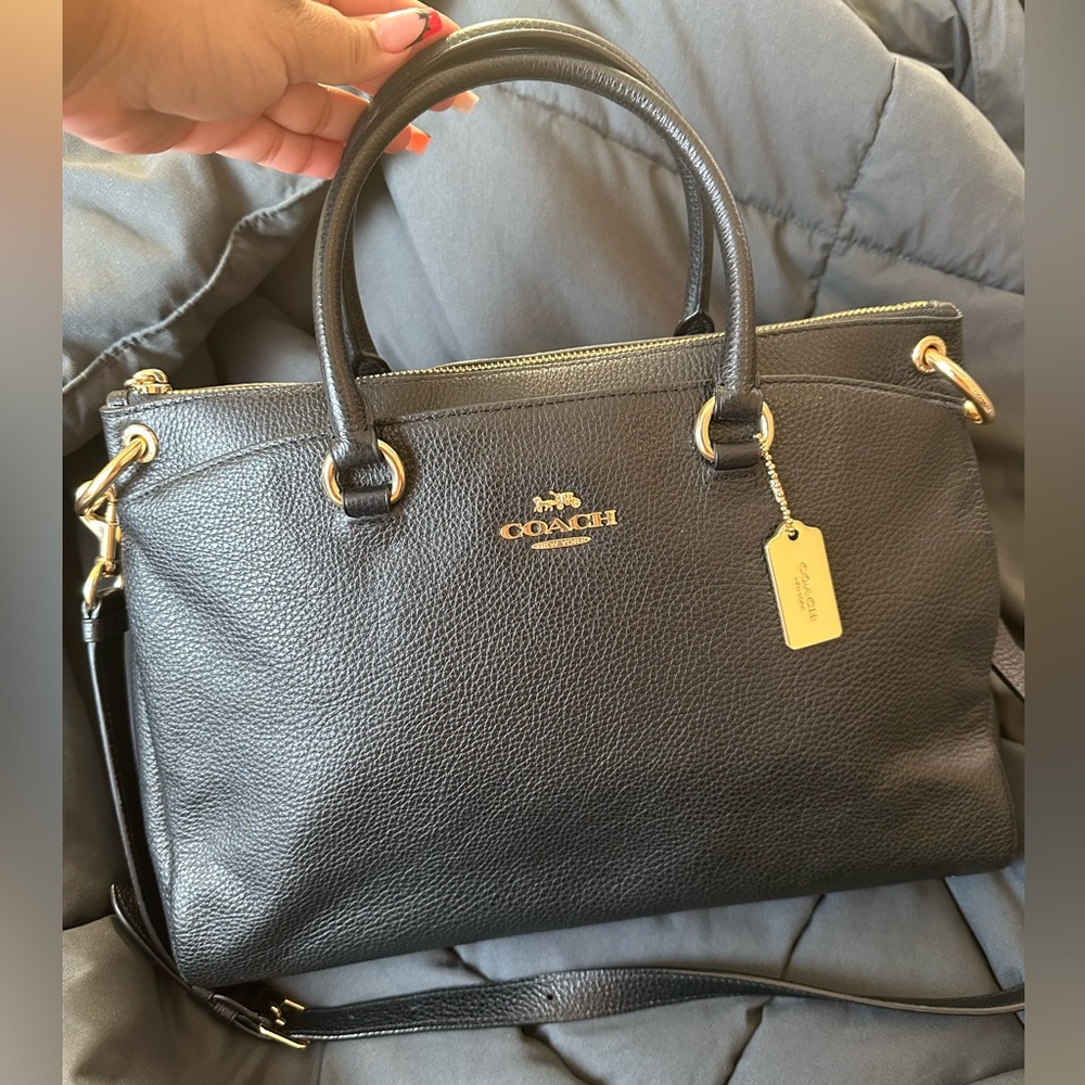 Lightly used Coach leather bag